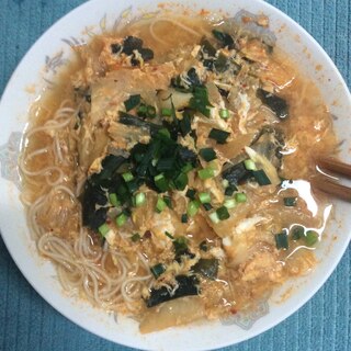 キムチで♪にゅうめん